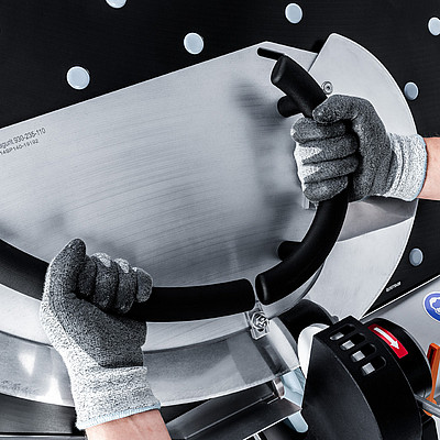 Copy grinding plate