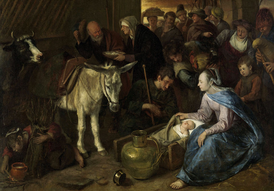 Adoration des bergers de Jan Steen (1625/26 – 1679), Photo: ARTOTHEK